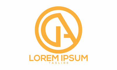 Unique font typography logo Modern and minimalist vector and abstract logo