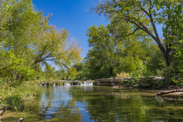 Fototapeta na wymiar Bull Creek in Austin, Texas