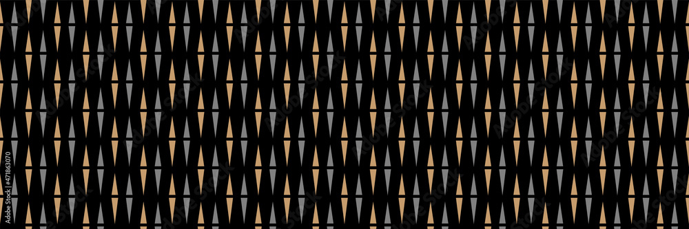 Wall mural abstract background image with simple decorative ornaments on black background for your design proje