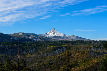 Mount Washington in the cascade range in Oregon