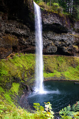 Highest waterfall in silver falls state park