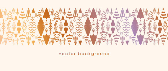 Holiday background design, Christmas border with Christmas, header or banner. Universal modern line art background. Wallpaper or backdrop decor.