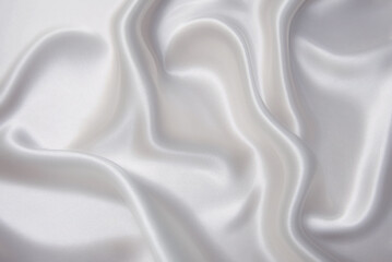 Close-up texture of natural beige or ivory fabric or cloth in brown color. Fabric texture of...