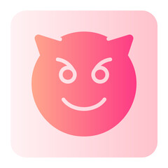 devil gradient icon