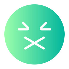 Obraz premium mute gradient icon