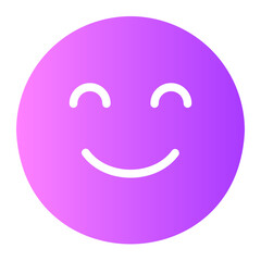 smile gradient icon