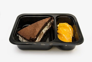 Simple meal in box