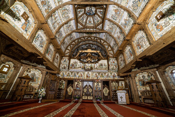 Fototapeta na wymiar Orthodox church interior