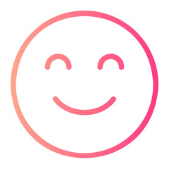 smile gradient icon