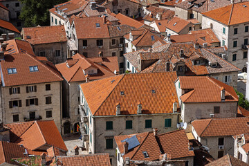 Rooftops in Kotor, Montenegro - 471867640