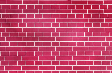 Red brick wall texture for design and text. Web banner
