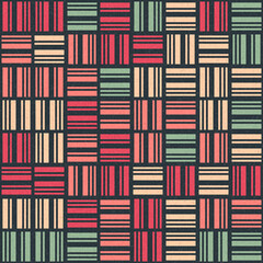 Abstract Geometric Pattern generative computational art illustration