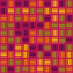 Abstract Geometric Pattern generative computational art illustration