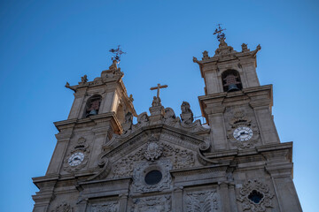 Fototapeta na wymiar The church of Bom Jesus do Monte in Braga, Portugal.
