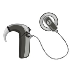 Cochlear Implant Vector illustration. Hearing therapy concept.