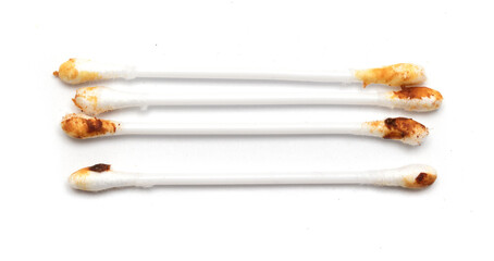 Ear cleaning sticks with sulfur.