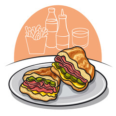 cuban sandwiches with ham