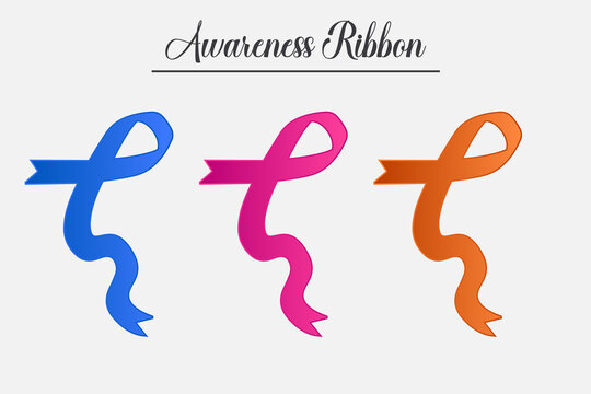 Breast Cancer Awareness Month. Pink Color Ribbon Isolated On Transparent Background, cancer awareness symbol