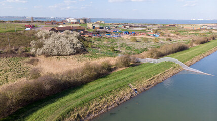 aerial view medway