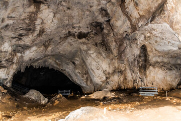 Interior of the Meziad cave from Apuseni mountains,  Bihor county, Romania.