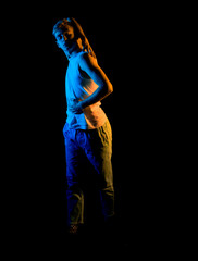 Modern style fashion.Dual tone