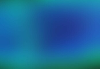 Abstract green-blue defocused background. Blurred lines and spots. Background for the cover of a laptop, book, notebook.