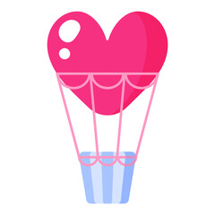 Heart shaped balloon. Wedding and valentine day concept.