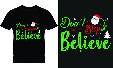 Merry Christmas t-shirt design/ santa gift