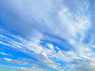 blue sky with clouds