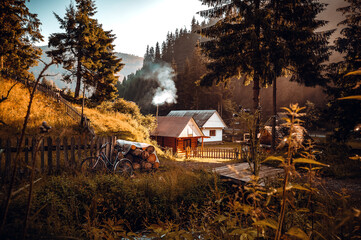 Märchenhaus. Haus im Wald