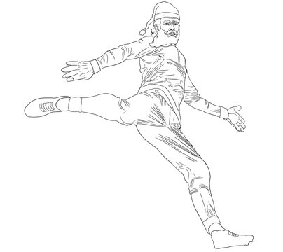 Santaclaus futbolista portero