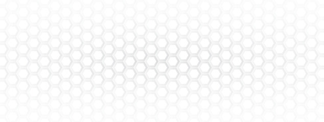 Abstract. Embossed hexagon. Honeycomb white background. Light and shadow - Vector.
