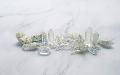 Clear quartz crystals Altar Kit. minerals for Crystal Ritual, Chakra Relaxation, Wiccan Witchcraft,...