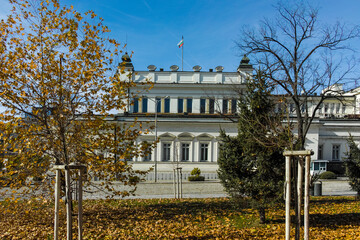 Parliament in city of Sofia, Bulgaria