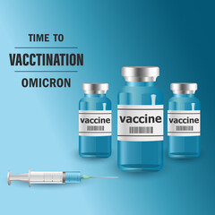 Omicron. Coronavirus bacteria, a new strain. No infection and stop coronavirus. Deadly type of virus 2019-CoV