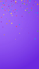 Festive mind-blowing confetti. Celebration stars.