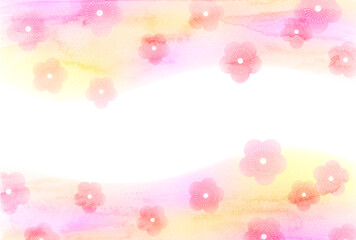 梅　春　和柄　背景