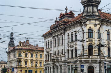 Urban landscape in Cluj-Napoca, Romania