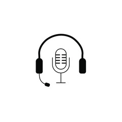 podcast icons symbol vector elements for infographic web