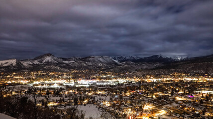 Obraz premium Durango at night