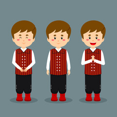 Finland Character with Various Expression