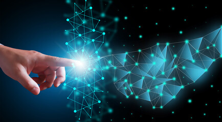 Digital transformation conceptual for next generation technology era, Digital technology development