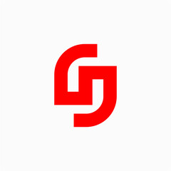 S initial logo vector image