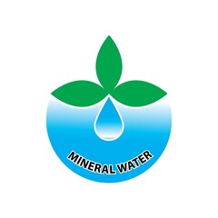 Water drop illustration Logo template vector design