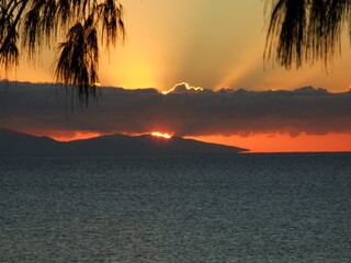 Fototapeta na wymiar Australian Sunset on the beach