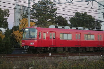 Obraz premium 名古屋鉄道の電車