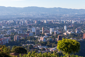 Fototapeta na wymiar view of Guatemala city