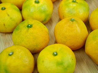 신선한 유기농 과일 귤