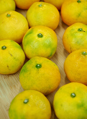 신선한 유기농 과일 귤