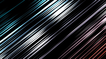 metallic glare background. glowing neon rays on a black background. abstract neon background